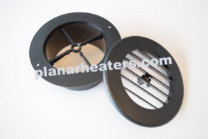 PDH4-001 Black detailed | Planar Marine & Truck Air Heaters