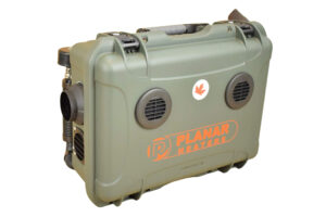 Green Case 4D Portable Diesel Heater Front by Planar Diesel Heaters