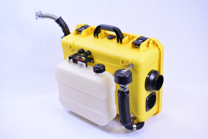 Portable Diesel Heater 44D - 12V Backside | Planar Marine & Truck Air Heaters