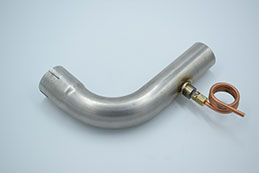 P38-007 EXHAUST ELBOW, 38 MM, WITH DRAIN | Heating System Installation Equipment | Planar Marine & Truck Air Heaters