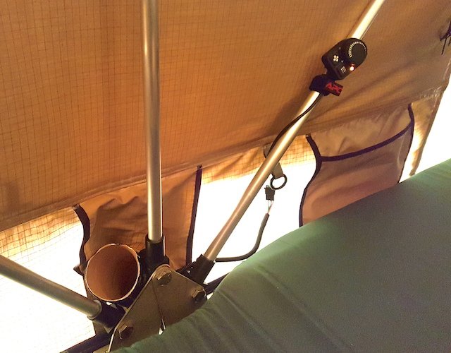 Planar Portable Diesel Heater Inside the Tent | Planar Diesel Heaters