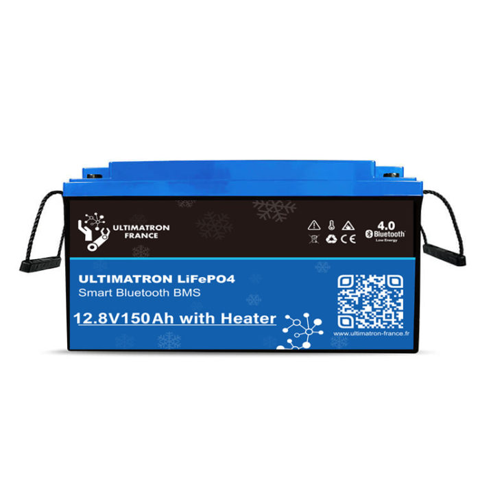 Ultimatron Lithium Battery LifePO4 150Ah With Heater - Front Side| Planar Distribution Ltd.
