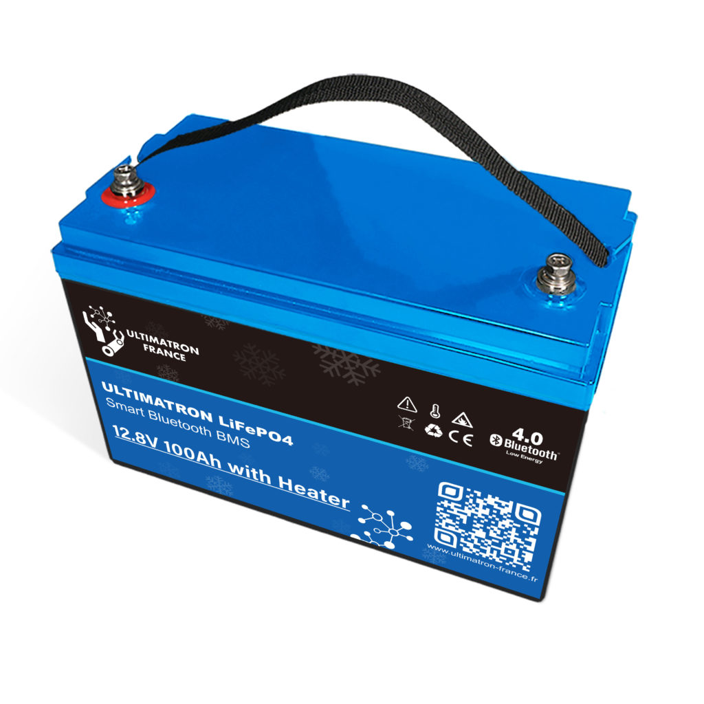 Ultimatron Lithium Battery LiFePO4 12.8V 100Ah Heater Planar