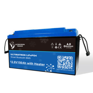 Ultimatron Lithium Battery LifePO4 150Ah With Heater - Right Side| Planar Distribution Ltd.