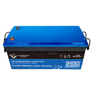 Ultimatron Lithium Battery LiFePO4 12.8V 200Ah With Heater Upper Deck | Planar