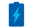 Bluetooth Battery Icon Blue | Planar Distribution Ltd.