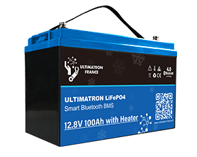 Ultimatron Lithium Battery LifePO4 100Ah With Heater | Planar Distribution Ltd.