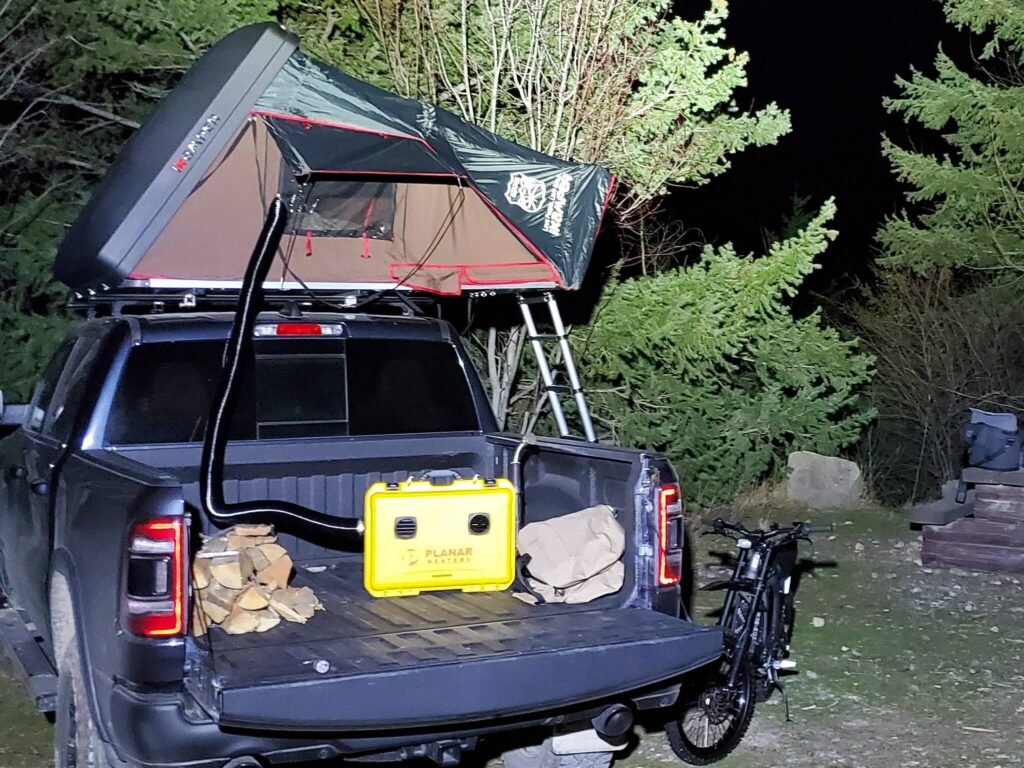 Spring Camping with Planar Portable Diesel Heaters
