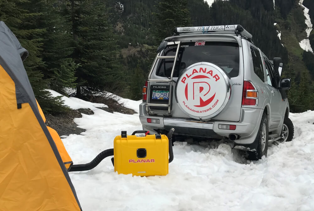 Cold Weather Camping Experience With Planar 4kW Portable Diesel Heater | Portable Planar Diesel Heater | Planar Distribution Ltd.