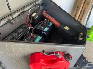 Planar 2D Forced Air Diesel Heater Installed in the Trailer as One of The Camper Upgrades | Planar Diesel Heaters