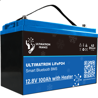 Ultimatron LifePO4 Lithium Battery 12.8V 100Ah with Heater | Planar Diesel Heaters