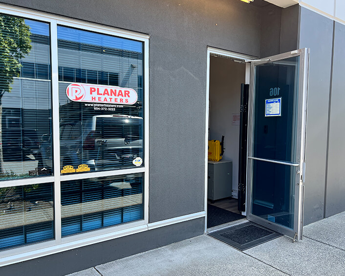 Planar Marine and Truck Air Heaters - Surrey Office - Front Entrance