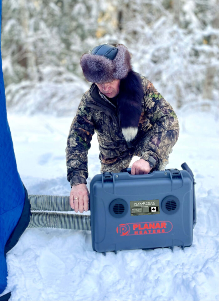 Using Portable Diesel Heater Planar ARCTIC 4D-12 in Winter Camping | Planar Distribution Ltd.