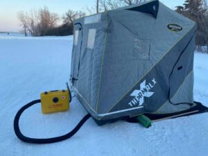 Using Planar Portable Diesel Heater During Winter Camping | Planar Distribution Ltd.